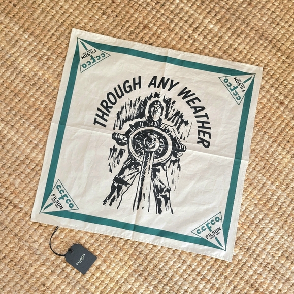 NWT Filson Helmsman Bandana Natural Captain Through Any Weather - Picture 1 of 7